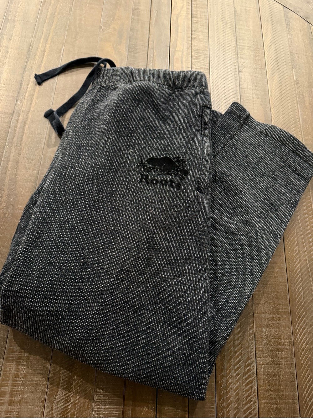 Roots Kids Charcoal Heather Grey Joggers
